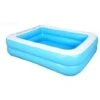Piscine Bleue Pour Enfants En Plastique, Piscine Rectangulaire Pour Enfants, Piscine Gonflable Pour Enfants 128 Cm. -Trait Piscine Soldes Magasin 95477004 1
