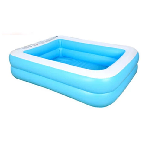 Piscine Bleue Pour Enfants En Plastique, Piscine Rectangulaire Pour Enfants, Piscine Gonflable Pour Enfants 128 Cm. 4 Piscine Bleue Pour Enfants En Plastique, Piscine Rectangulaire Pour Enfants, Piscine Gonflable Pour Enfants 128 Cm. â Image 2