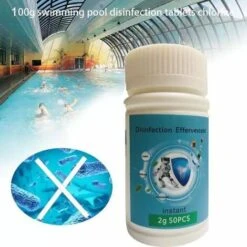 Désinfectant Chloré De Piscine　50 Pcs Chlore Comprimés Désinfection Instantanée Multifonction Pour Piscine Baignoire Spa50 Pcs Chlore Comprimés Multifonction Désinfection Instantanée Pour Piscine Baig -Trait Piscine Soldes Magasin 96341139 3