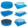 Forme Ronde PE étanche Pluie Anti-poussière Couverture De Piscine Accessoires En Tissu De Protection Diamètre 335 Cm -Trait Piscine Soldes Magasin 96936171 1