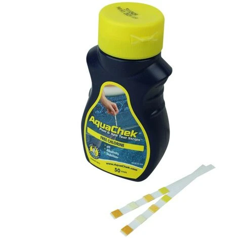 Testeur De Chlore Pour Piscine Et Spa &Lot De 50 Bandelettes - Aquachek 3 Testeur De Chlore Pour Piscine Et Spa &Lot De 50 Bandelettes - Aquachek