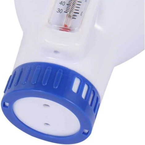 Diffuseur Chlore Piscine Avec Thermomètre, Distributeur Flottant Automatique, Doseur De Chlore Pour Piscine De 5 Pouces (Style A) 6 Diffuseur Chlore Piscine Avec Thermomètre, Distributeur Flottant Automatique, Doseur De Chlore Pour Piscine De 5 Pouces (Style A) – Image 4