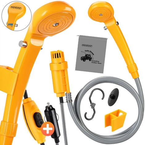 Douche De Camping Portable 12V Avec Pompe Immergée Douche De Voyage Randonnée Voiture 3 Douche De Camping Portable 12V Avec Pompe Immergée Douche De Voyage Randonnée Voiture