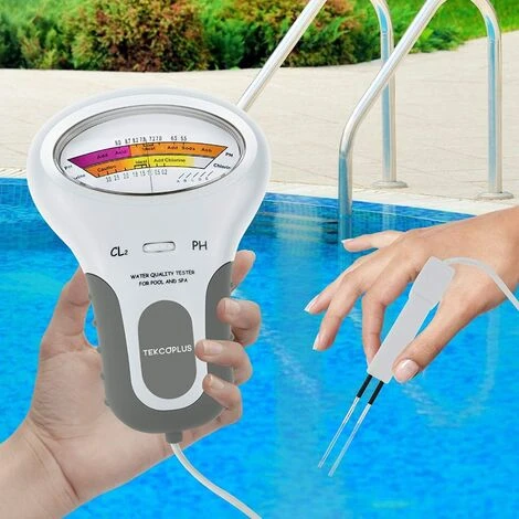 Analyseur De Qualité De L'eau, Testeur Numérique De Chlore Et De PH Cl2 Pour Piscines, Analyseur De Qualité De L'eau De Spa Avec Sonde Pour Piscines Ou Spas De Taille Domestique 3 Analyseur De Qualité De L'eau, Testeur Numérique De Chlore Et De PH Cl2 Pour Piscines, Analyseur De Qualité De L'eau De Spa Avec Sonde Pour Piscines Ou Spas De Taille Domestique