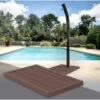 Elément De Sol Pour Douche Solaire En WPC Marron Antidérapant 101 X 5,5 X 63 Cm 2 Elément De Sol Pour Douche Solaire En WPC Marron Antidérapant 101 X 5,5 X 63 Cm -Trait Piscine Soldes Magasin 98528371 1
