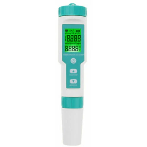 Testeur De Qualité De L'eau Portable Portable 7 En 1 PH Total Des Solides Dissous EC ORP Salinité S.G Test De Température IP67 Étanche ℃/℉ Conversion D'unités Compensation Automatique De La Températur 3 Testeur De Qualité De L'eau Portable Portable 7 En 1 PH Total Des Solides Dissous EC ORP Salinité S.G Test De Température IP67 Étanche ℃/℉ Conversion D'unités Compensation Automatique De La Températur