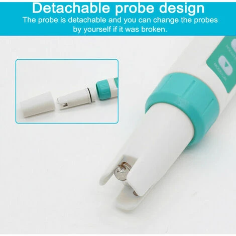 Testeur De Qualité De L'eau Portable Portable 7 En 1 PH Total Des Solides Dissous EC ORP Salinité S.G Test De Température IP67 Étanche ℃/℉ Conversion D'unités Compensation Automatique De La Températur 4 Testeur De Qualité De L'eau Portable Portable 7 En 1 PH Total Des Solides Dissous EC ORP Salinité S.G Test De Température IP67 Étanche ℃/℉ Conversion D'unités Compensation Automatique De La Températur – Image 2