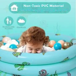 Piscine Gonflable 3 Anneaux, Pataugeoire Gonflable Ronde Baignoire Gonflable Piscine Pour Enfants Intérieur Et Exterieur 100 Cm 27 Cm MODOU 9 Piscine Gonflable 3 Anneaux, Pataugeoire Gonflable Ronde Baignoire Gonflable Piscine Pour Enfants Intérieur Et Exterieur 100 Cm 27 Cm MODOU -Trait Piscine Soldes Magasin 99392109 3