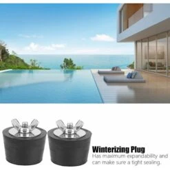 Bouchons Hivernage De Piscine 2 Pièces, Bouchon De Gel D&39Expansion En Caoutchouc 38mm/1,5 Po Pour Tuyauterie De Spa De Piscine Hiver Entretien Des Raccords 9 Bouchons Hivernage De Piscine 2 Pièces, Bouchon De Gel D&39Expansion En Caoutchouc 38mm/1,5 Po Pour Tuyauterie De Spa De Piscine Hiver Entretien Des Raccords -Trait Piscine Soldes Magasin 99409528 3