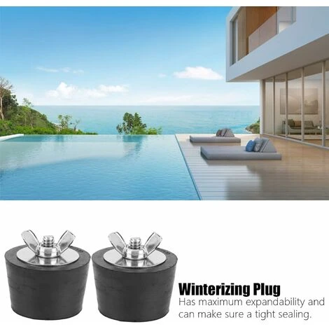 Bouchons Hivernage De Piscine 2 Pièces, Bouchon De Gel D&39Expansion En Caoutchouc 38mm/1,5 Po Pour Tuyauterie De Spa De Piscine Hiver Entretien Des Raccords 5 Bouchons Hivernage De Piscine 2 Pièces, Bouchon De Gel D&39Expansion En Caoutchouc 38mm/1,5 Po Pour Tuyauterie De Spa De Piscine Hiver Entretien Des Raccords – Image 3